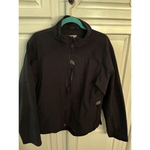 SOG Tactical Softshell Jacket Mens Large Black Full Zip Utility Coat